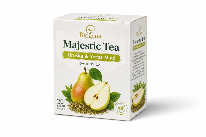 Čaj Biogena Majestic Tea Hruška&Yerba Maté 20x2.5g