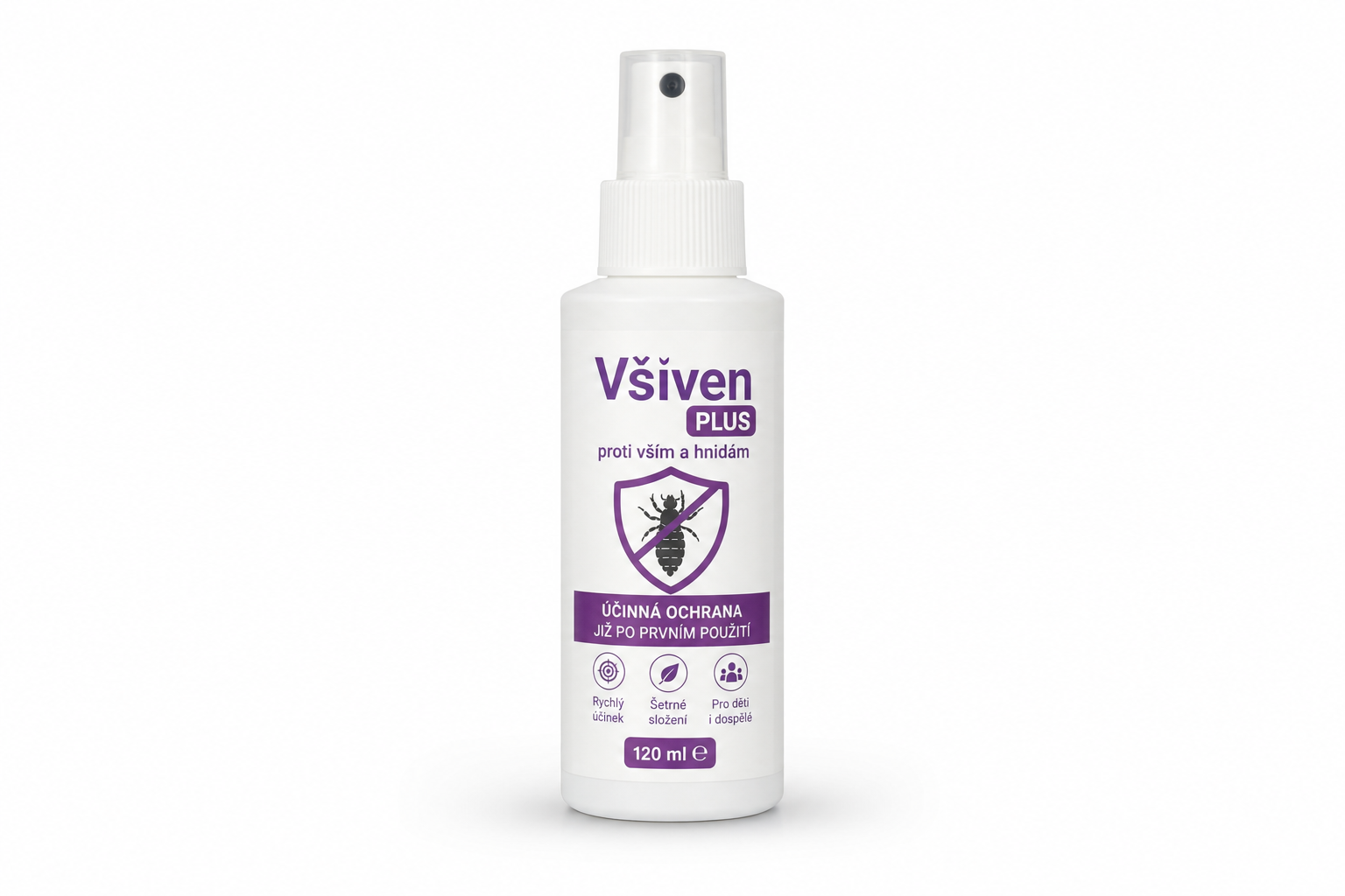 Všiven PLUS proti vším a hnidám 120ml