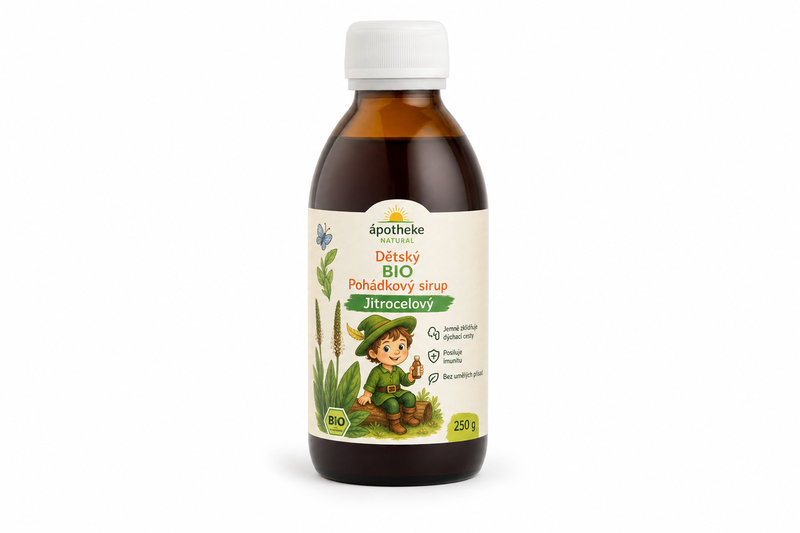 Dětský BIO Pohádkový sirup Jitrocelový 250g