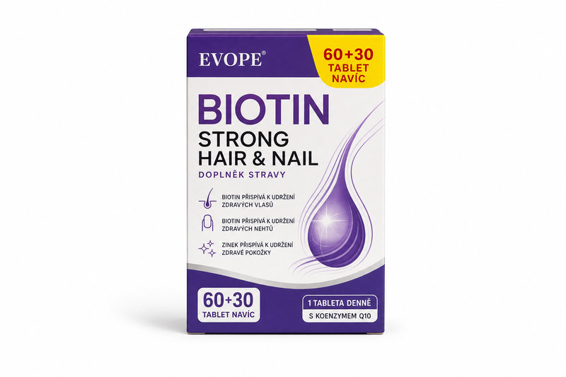 Biotin Strong Hair & Nail tbl. 60+30