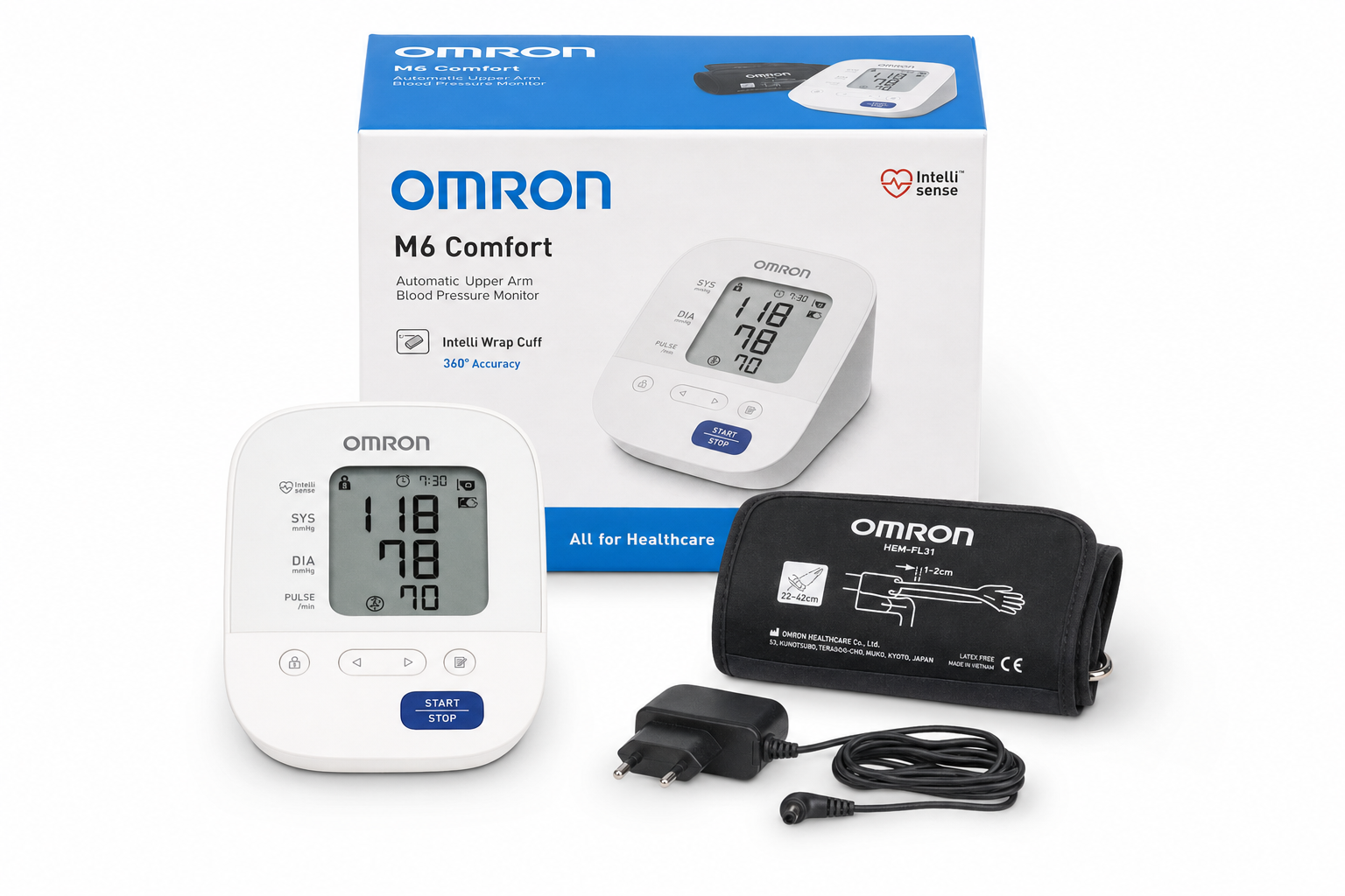 Tonometr dig.OMRON M6 Comfort + adaptér (CELIMED)