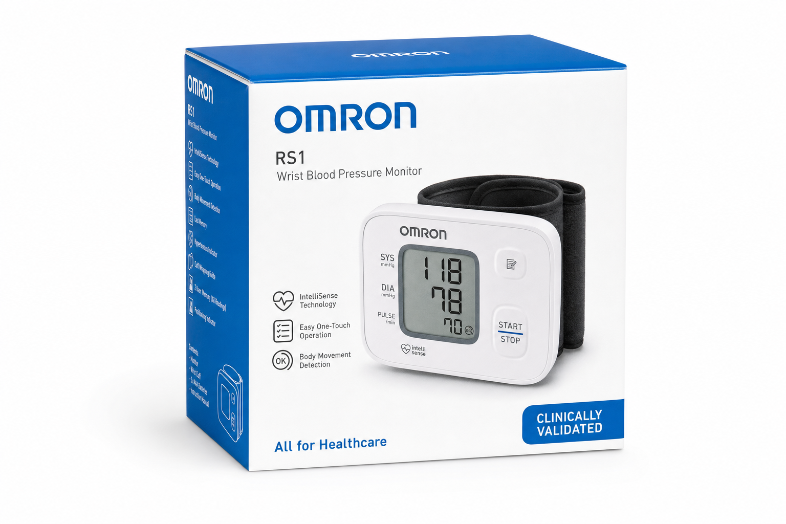 Tonometr dig.OMRON RS1 new na zápěstí