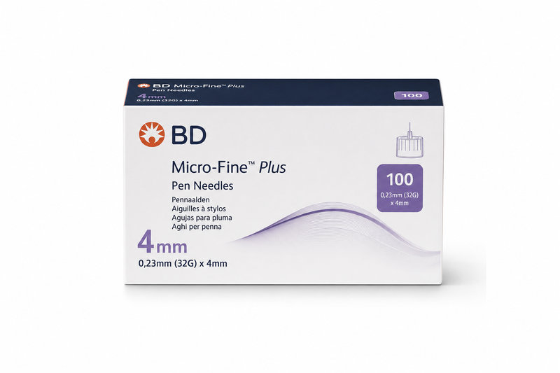 Jehly insulin BD 023mmx4mm(32g)tenkostěn100ks