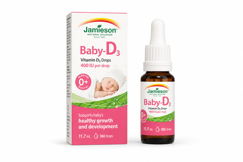 JAMIESON Baby-D3 Vitamín D3 400 IU kapky 11.7ml