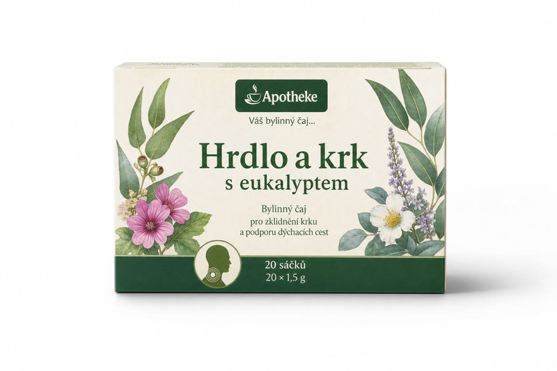 Čaj Hrdlo a krk s eukalyptem n.s.20x1.5g