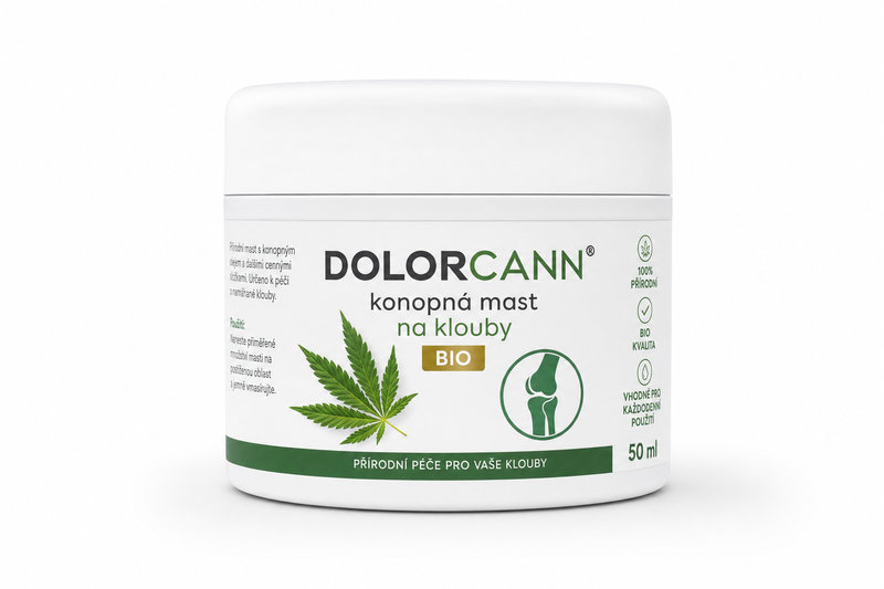 Dolorcann konopná mast na klouby BIO 50ml