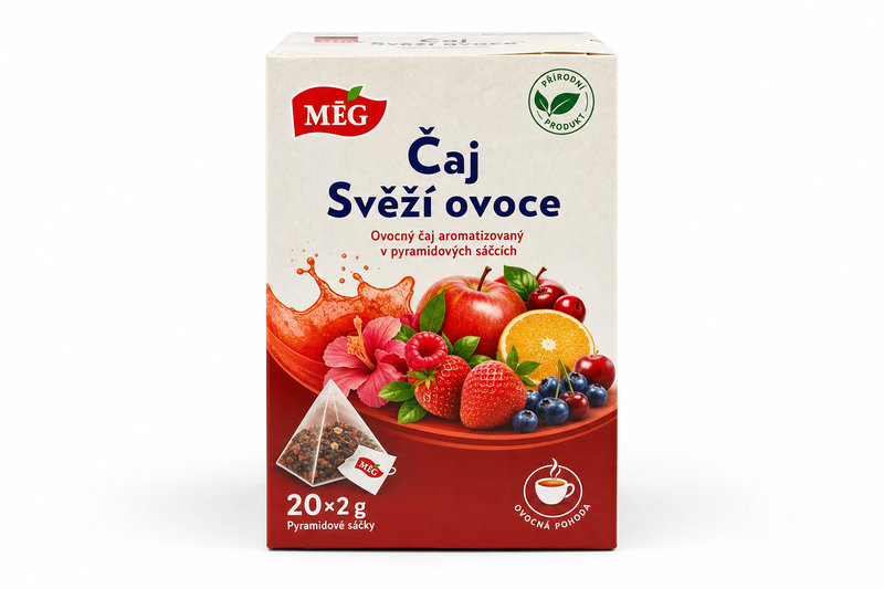 Čaj Svěží ovoce 20x2g Meg