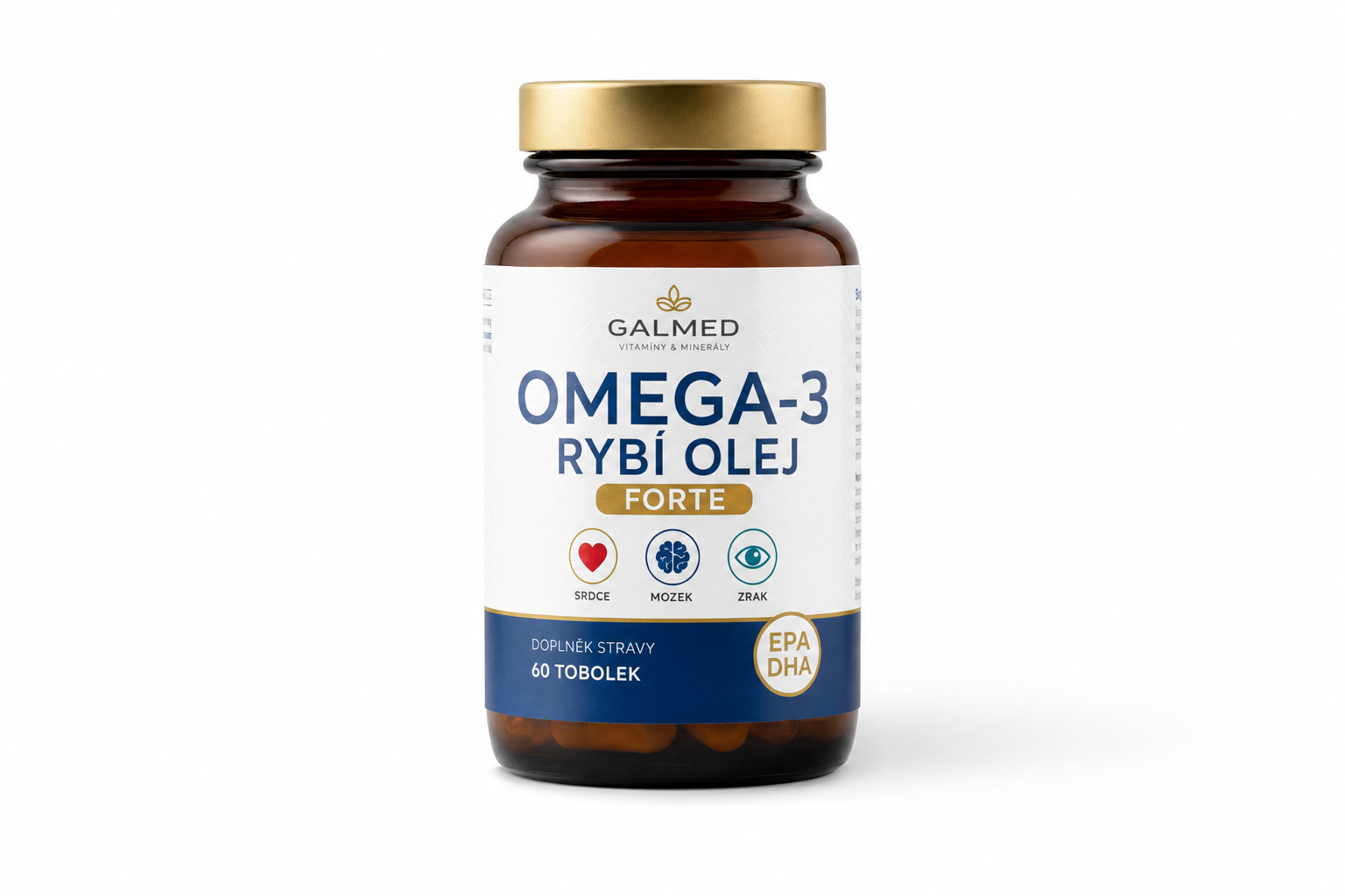 Omega-3 rybí olej forte Galmed 60 tobolek