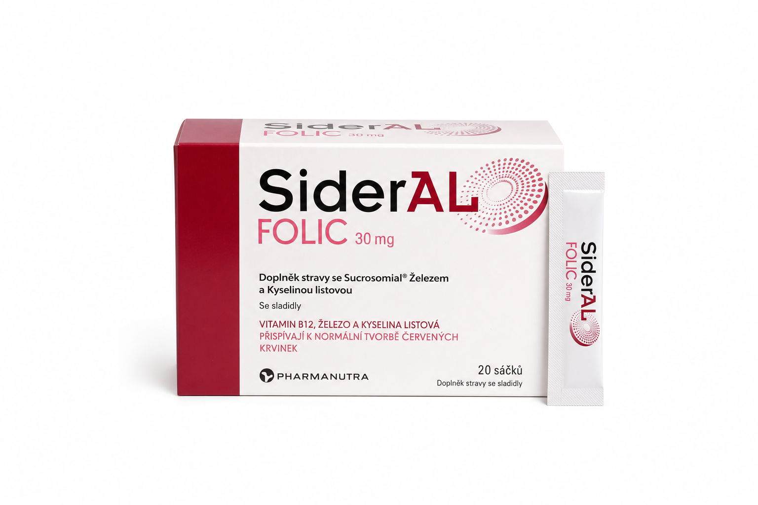 Sideral Folic 30mg 20 sáčků