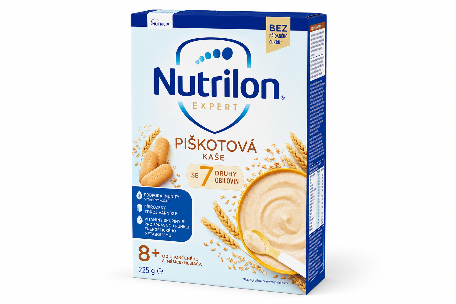 Nutrilon Piškotová kaše se 7 druhy obilov.225g 8M