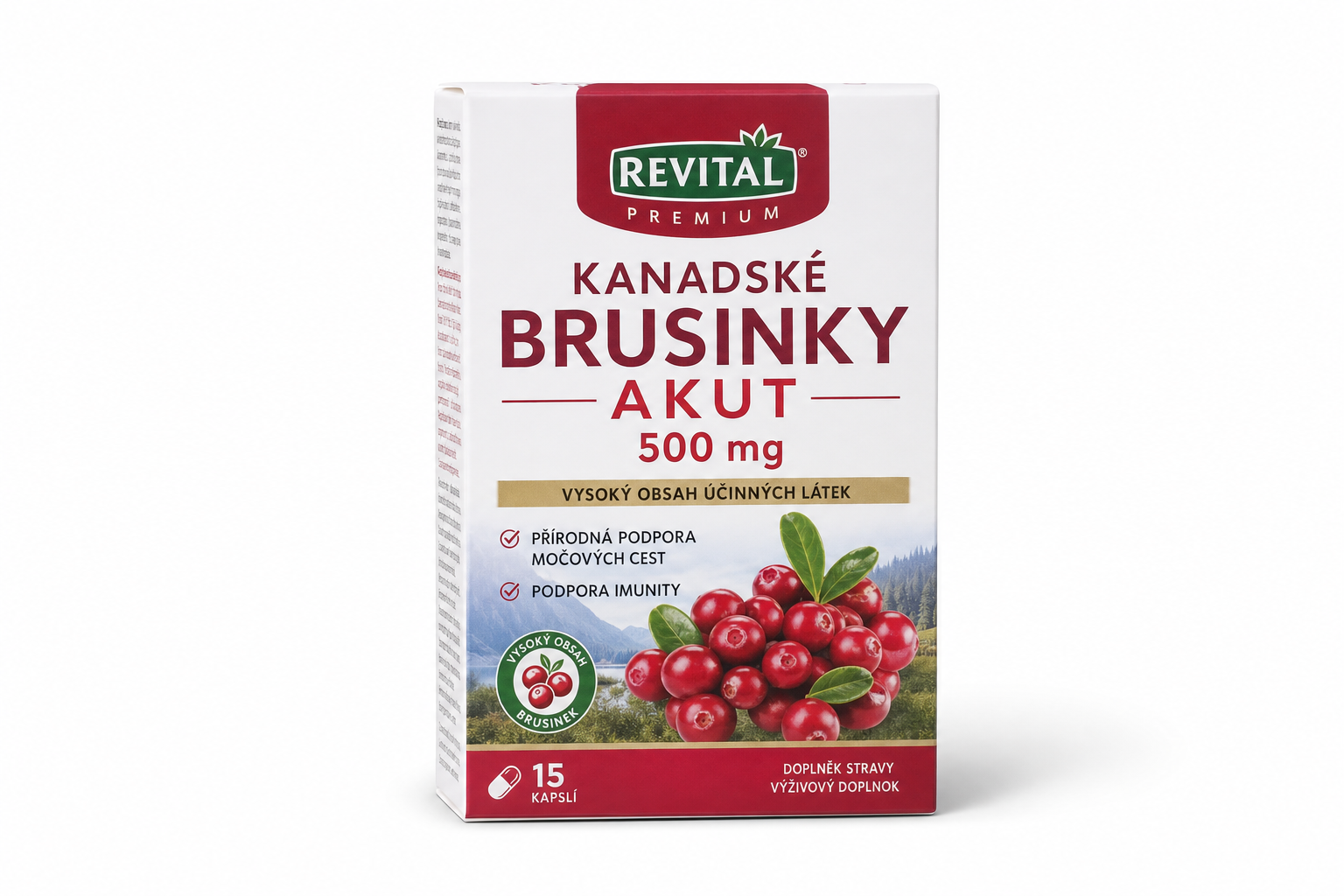Revital Kanadské brusinky Akut 500 mg cps.15