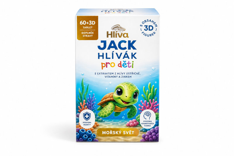 Hlíva JACK HLÍVÁK pro děti tbl.60+3D mořský svět