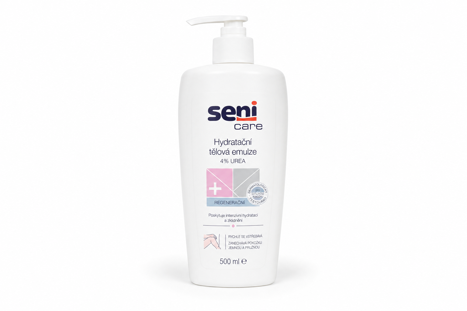 Seni Care Hydratační tělová emulze 4% urea 500ml