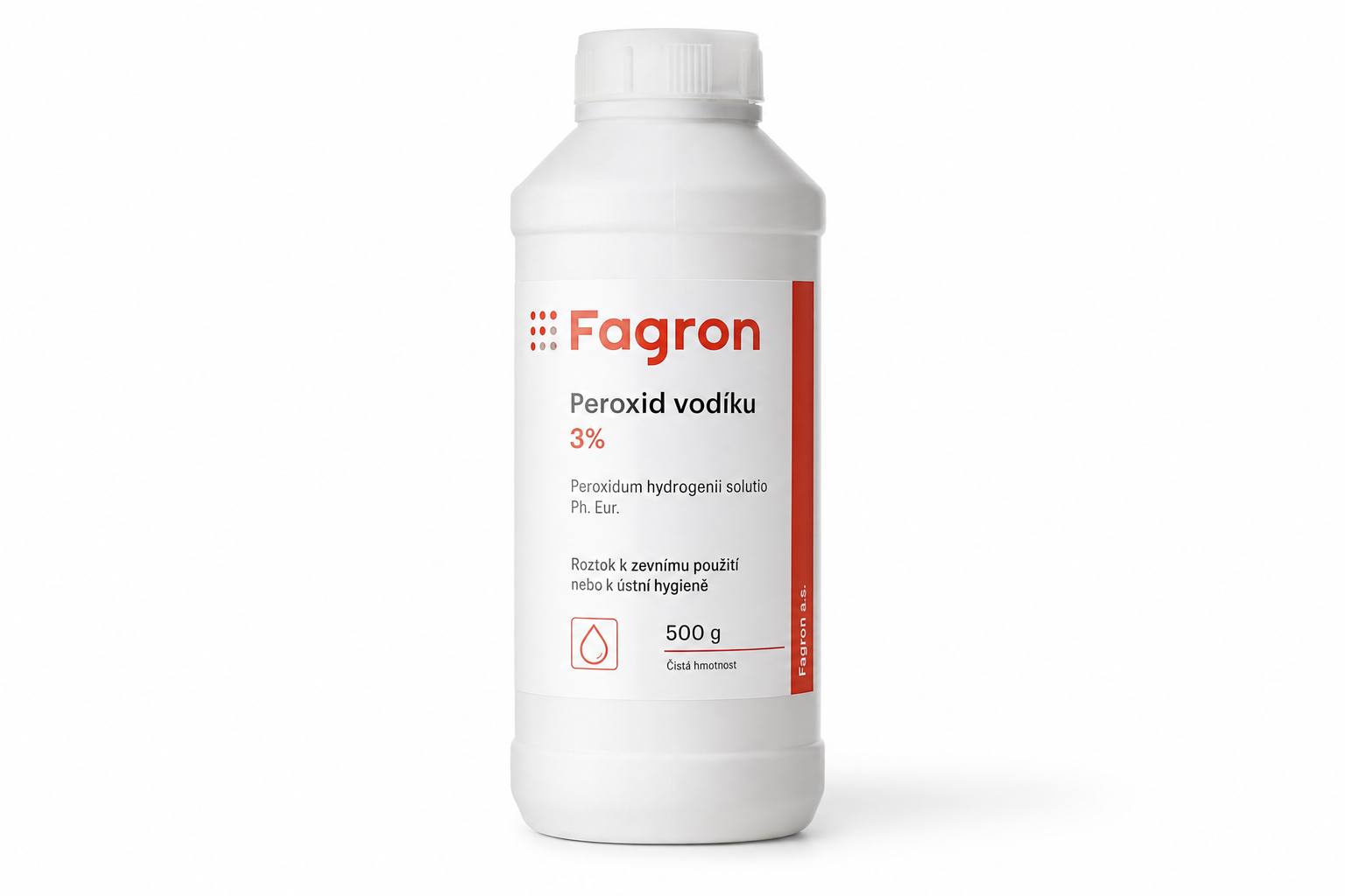 Peroxid vodíku 3% 500g Fagron