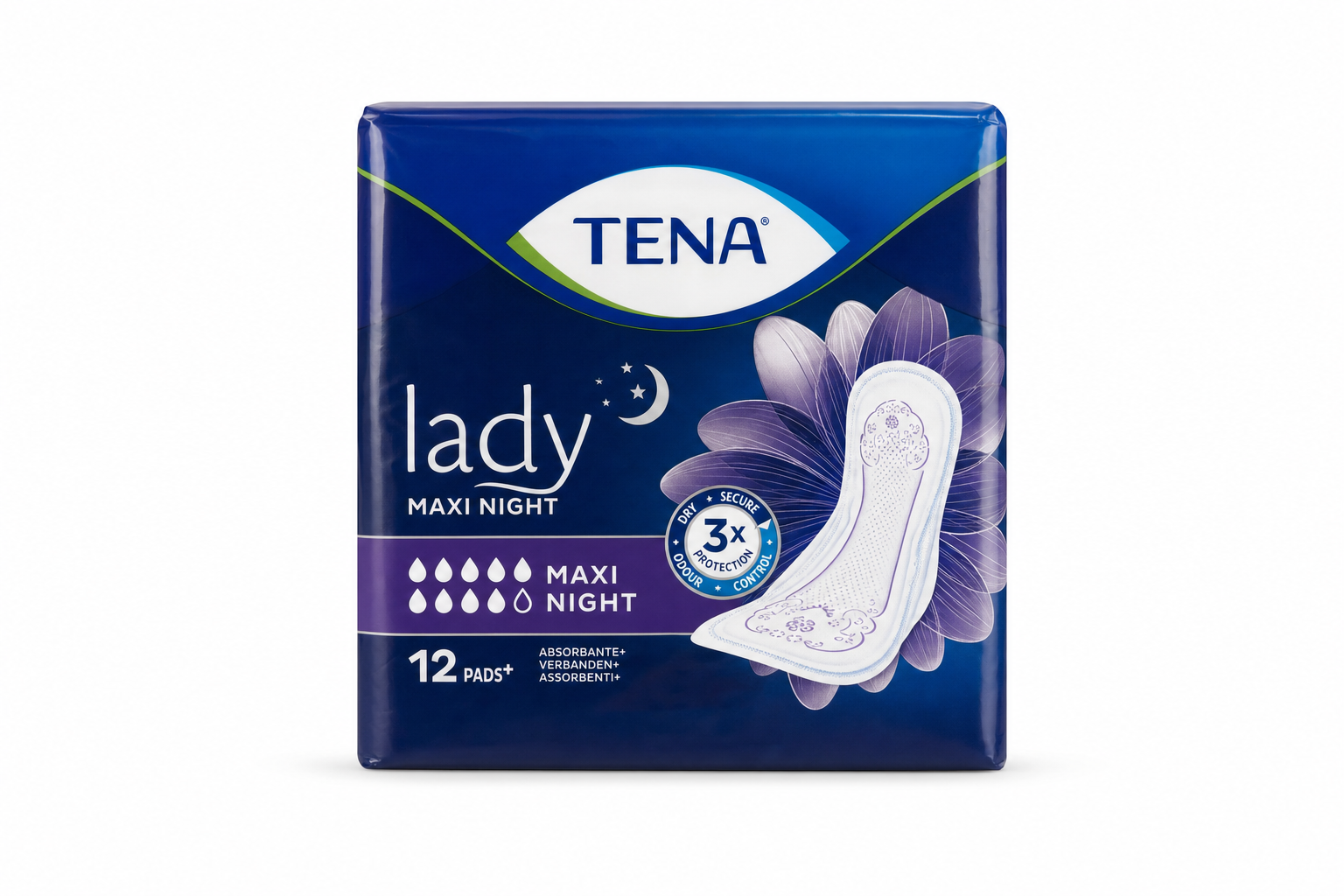 TENA vložky Lady Maxi Night 12ks 760985