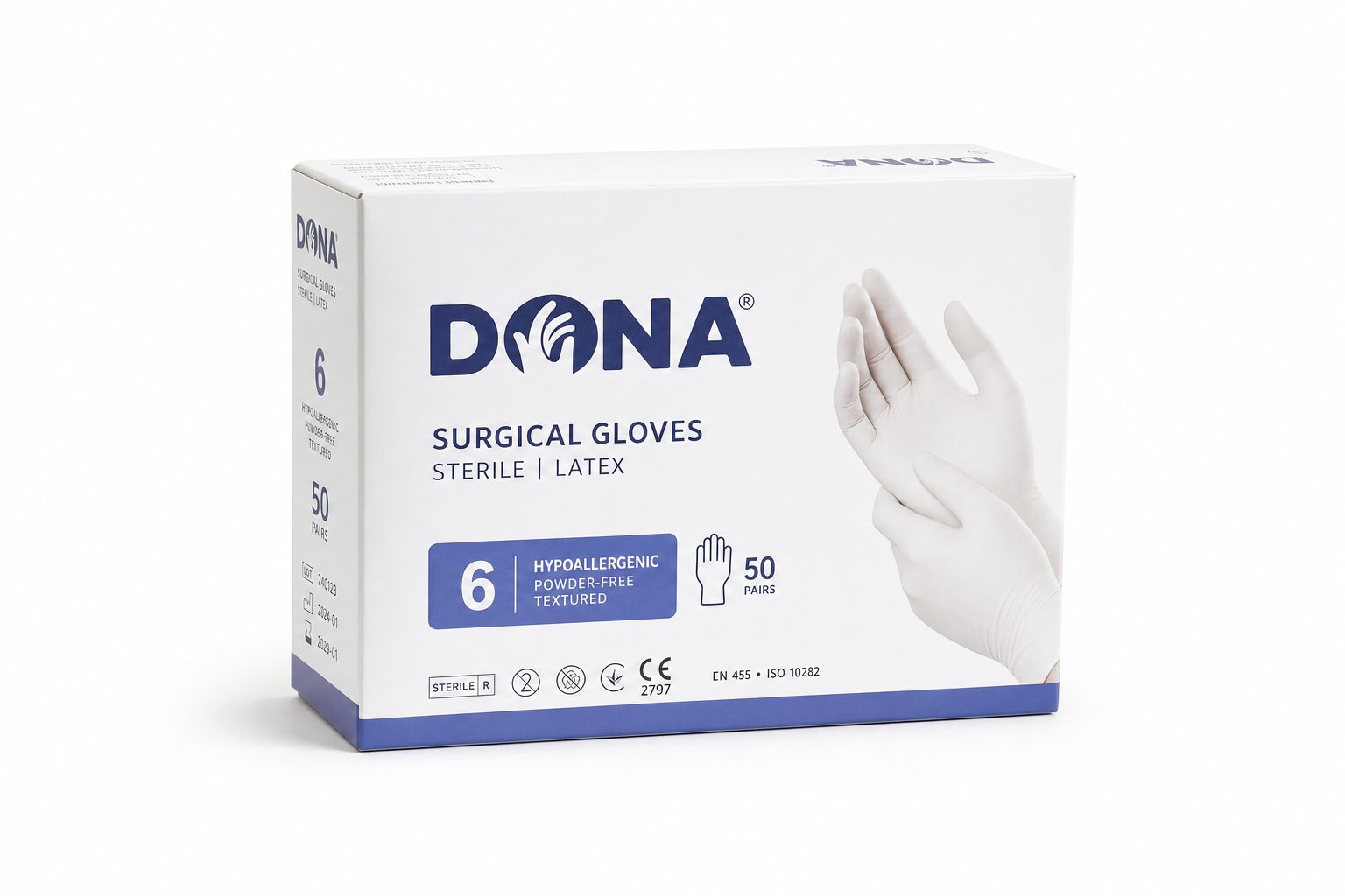 Rukavice oper. Dona steril. č.6 hypoalerg.