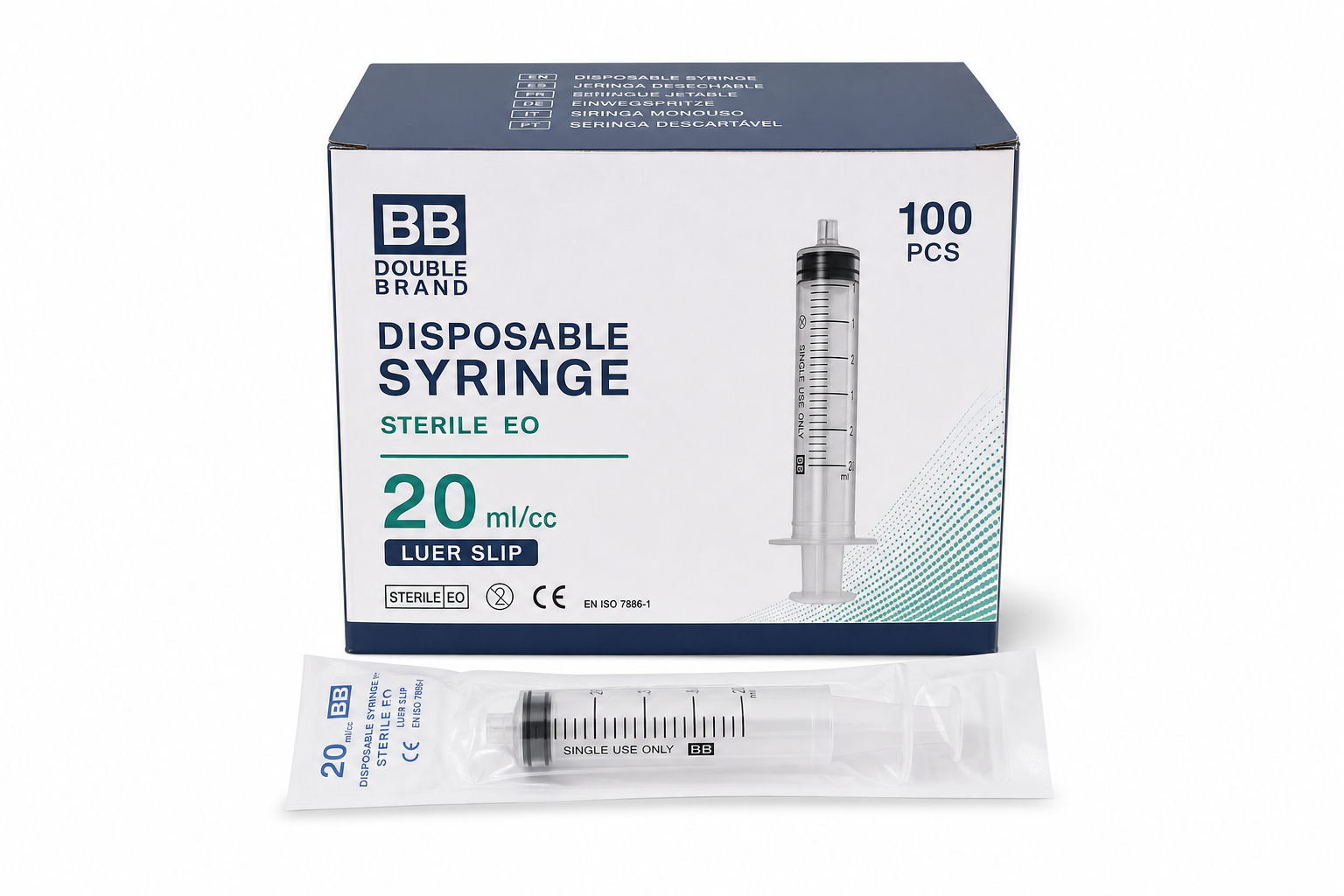Stříkačka inj.20ml 100ks BB 4606205V