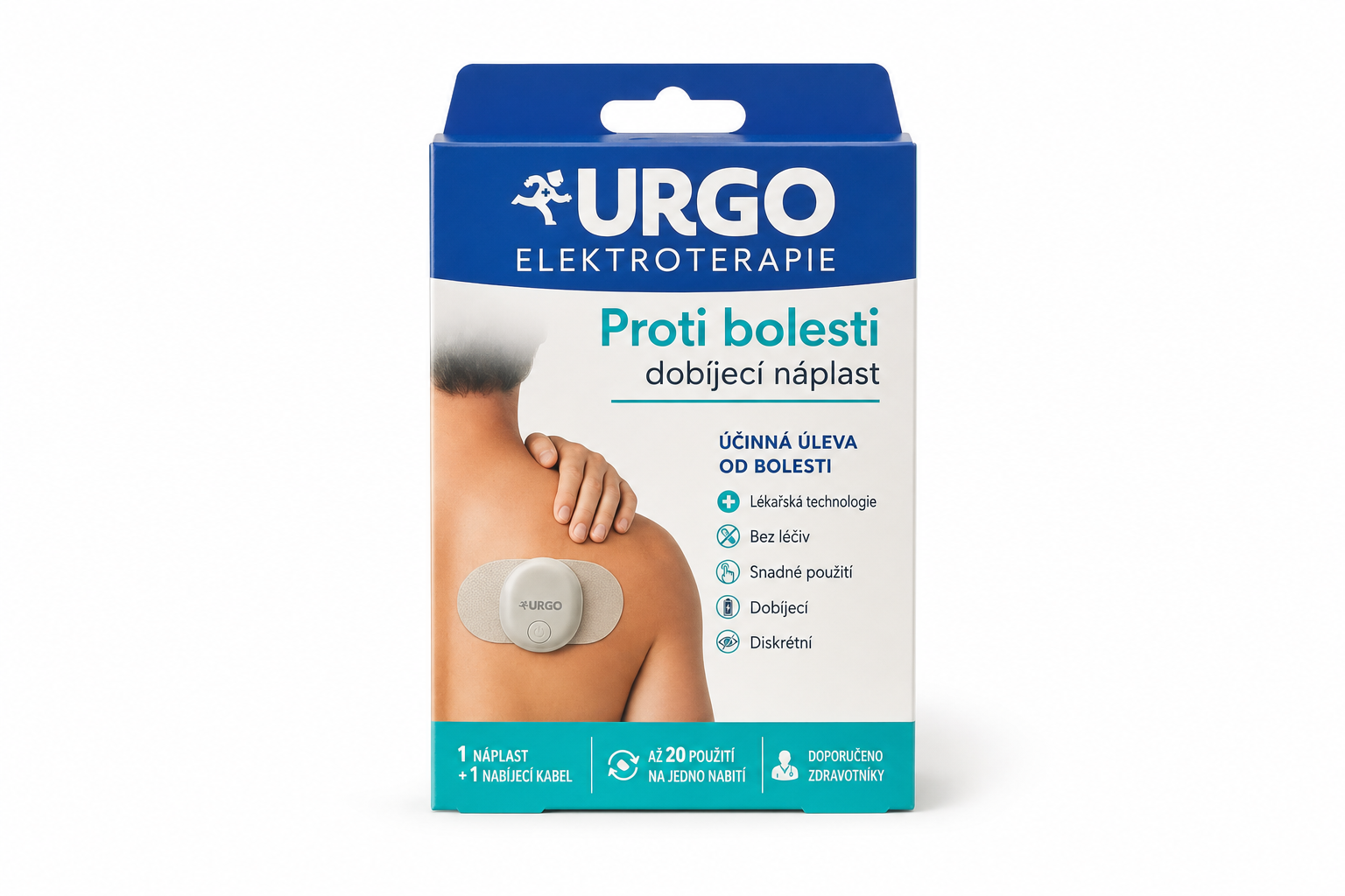 URGO ELEKTROTERAPIE Proti bolesti dobíjecí náplast