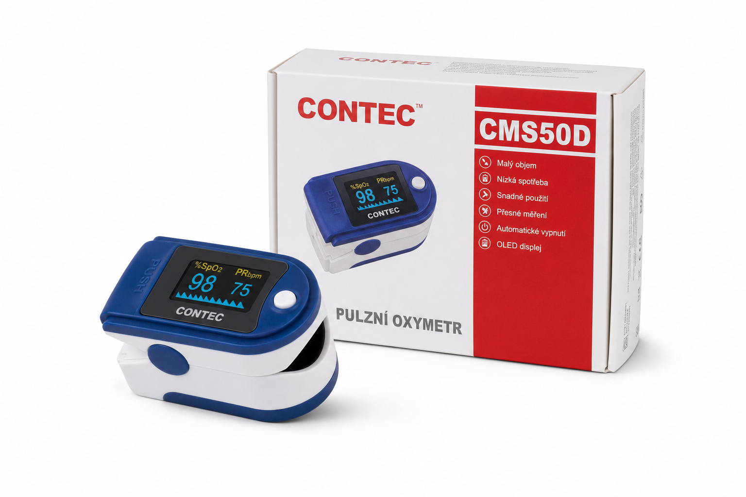 Pulzní oxymetr CONTEC CMS50D