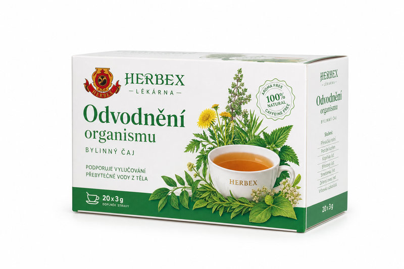 Čaj HERBEX lékárna Odvodnění organismu n.s.20x3g