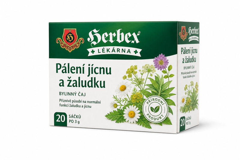 Čaj HERBEX lékárna Pálení jícnu a žalud.n.s.20x3g