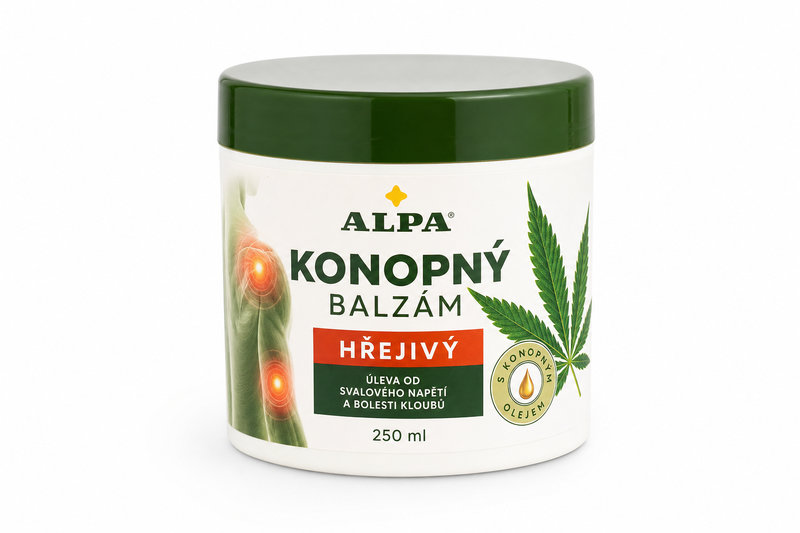 Alpa Konopný balzám hřejivý 250ml