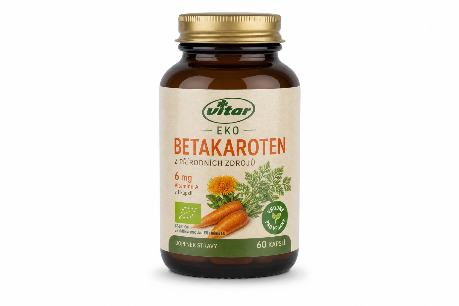 VITAR Betakaroten EKO cps.60
