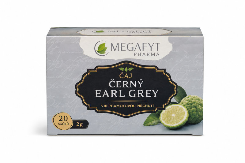 Čaj Černý Earl Grey 20x2g Megafyt