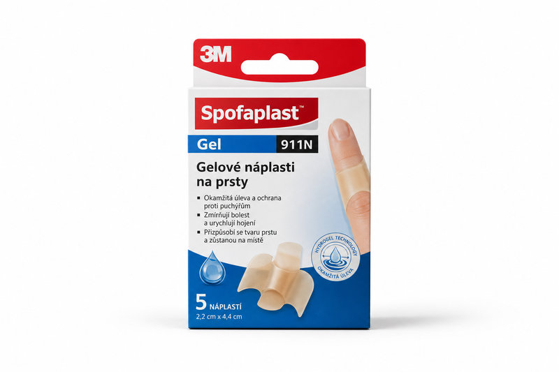 3M Spofaplast 911N Gel.nápl.puchýře na prstech 5ks