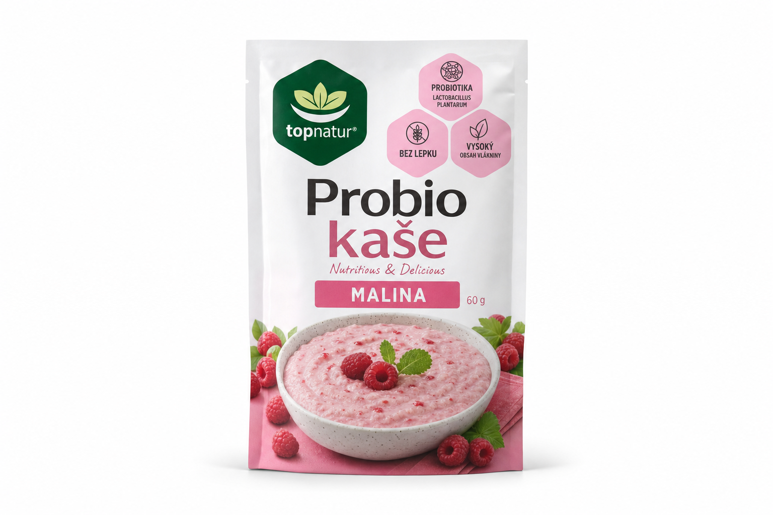 Probio kaše malina 60g TOPNATUR