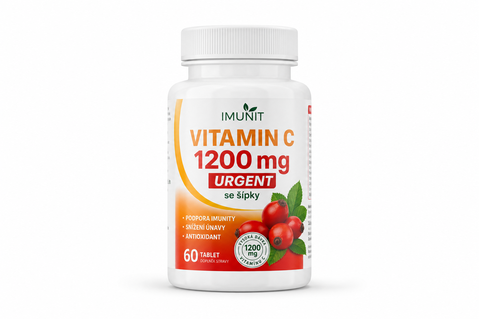 Vitamin C 1200 mg URGENT se šípky Imunit 60 tbl.