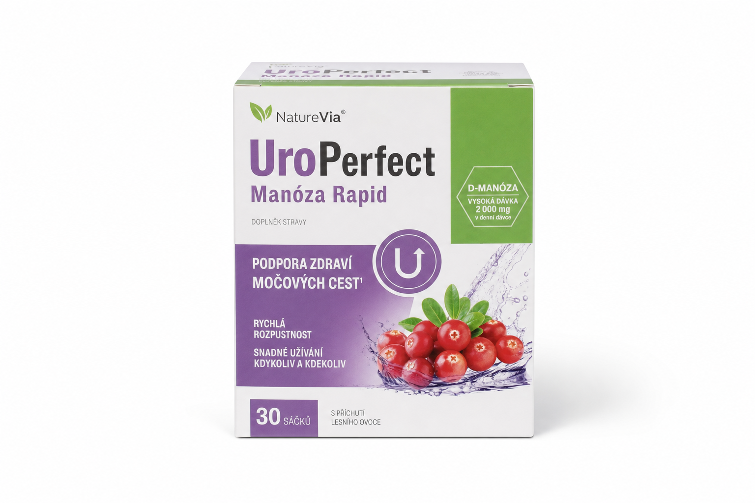 NatureVia UroPerfect Manóza Rapid 30 sáčků