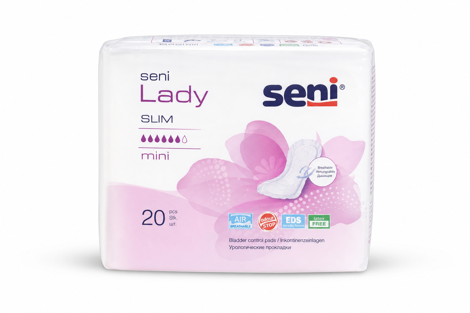 Seni Lady Slim Mini inkontinentní vložky 20ks