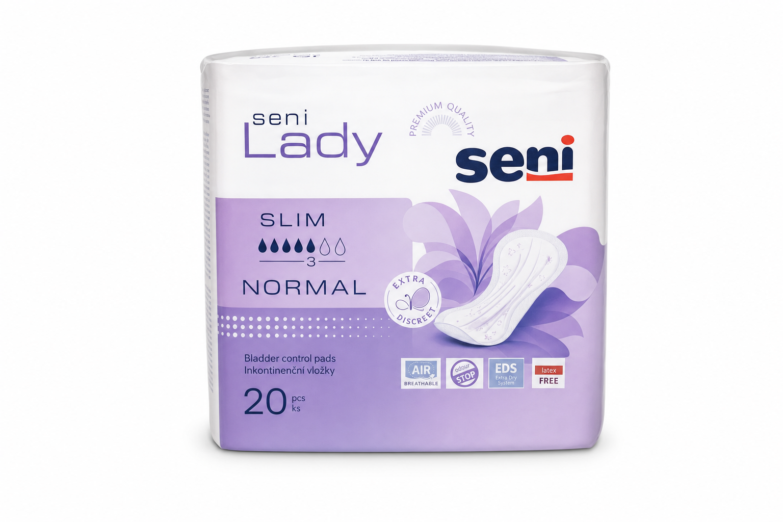 Seni Lady Slim Normal inkontinenční vložky 20ks