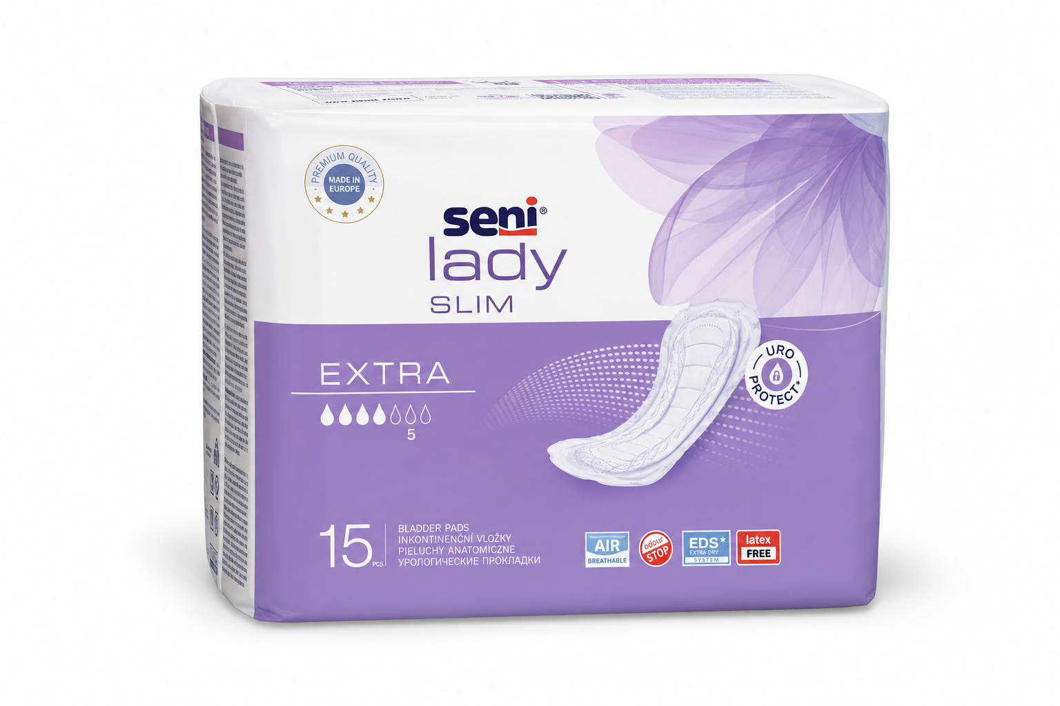 Seni Lady Slim Extra inkontinentní vložky 15ks