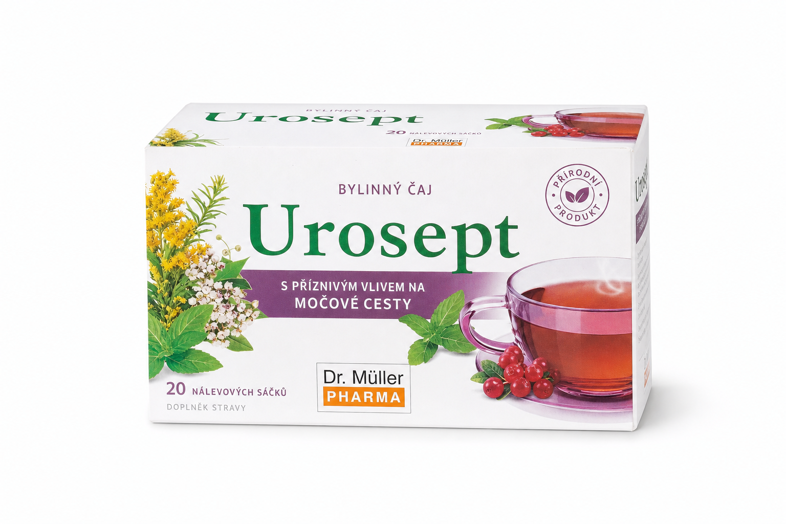 Urosept bylinný čaj 20x2g Dr.Müller