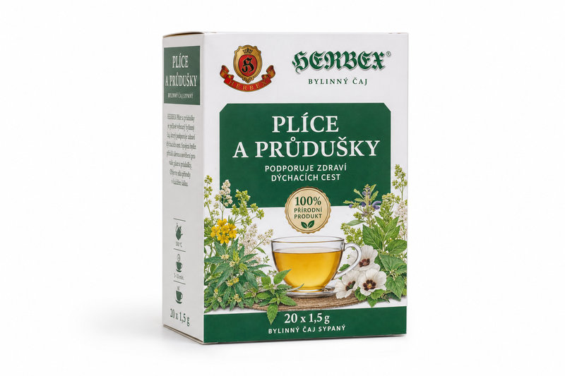 Čaj HERBEX Plíce a průdušky n.s.20x1.5g
