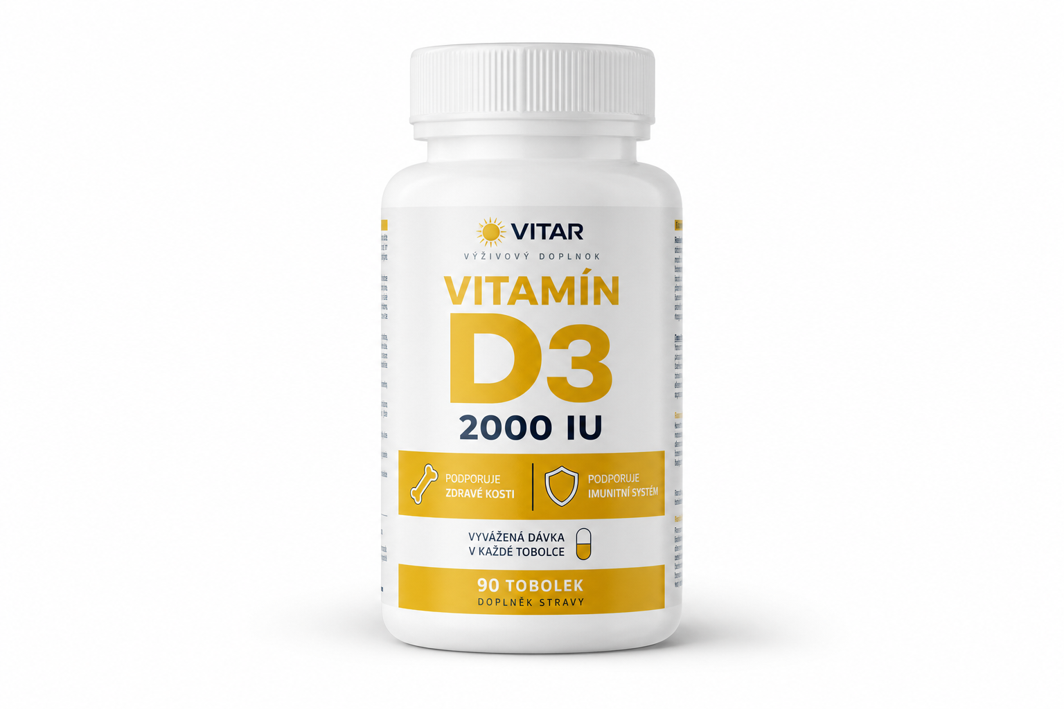Vitamín D3 2000 IU tob.90