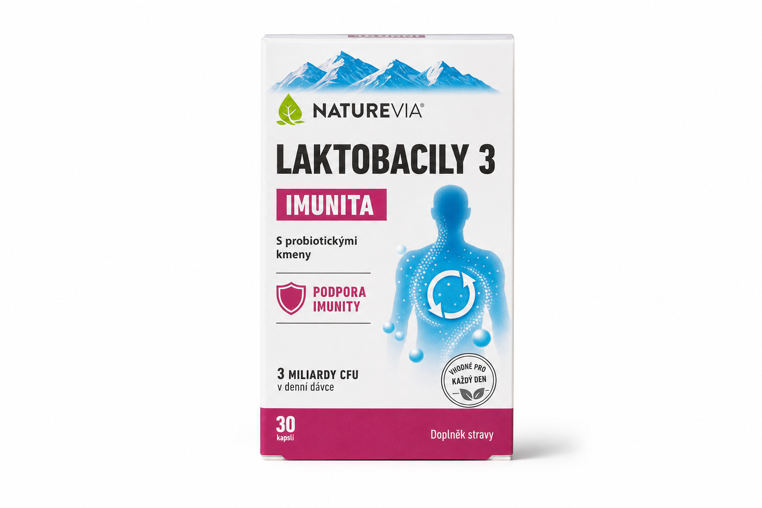 NatureVia Laktobacily 3 Imunita cps.30