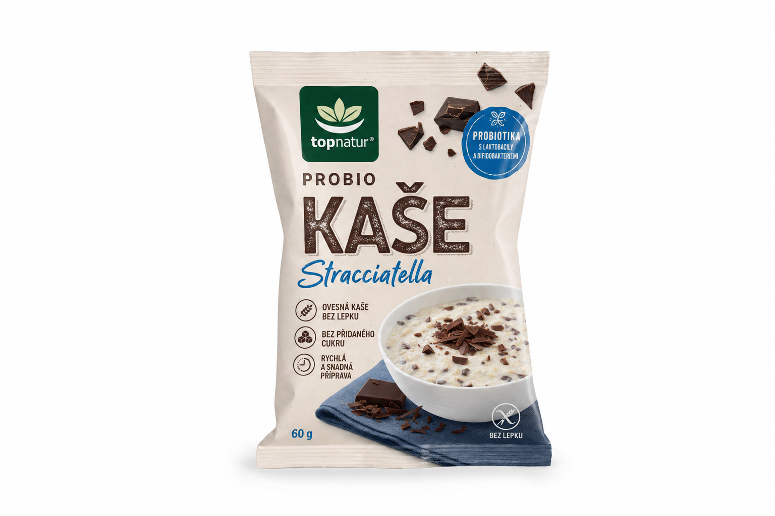 Probio kaše Stracciatella 60g TOPNATUR