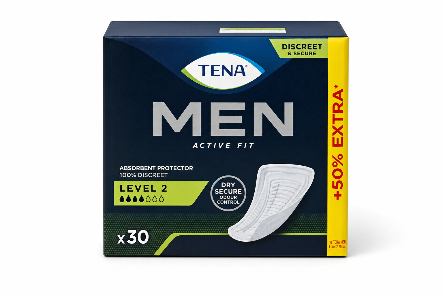 TENA vložky for Men Level 2+50% navíc 750883 30ks