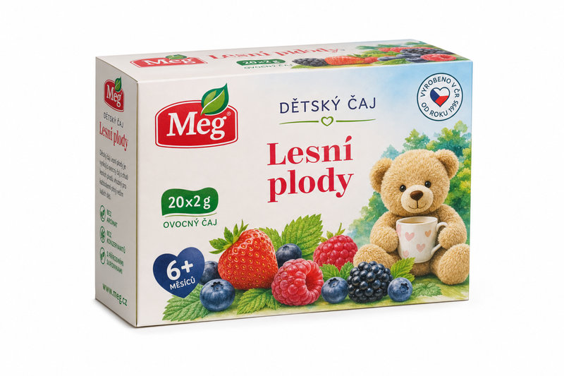 Čaj Dětský čaj Lesní plody 20x2g - Meg