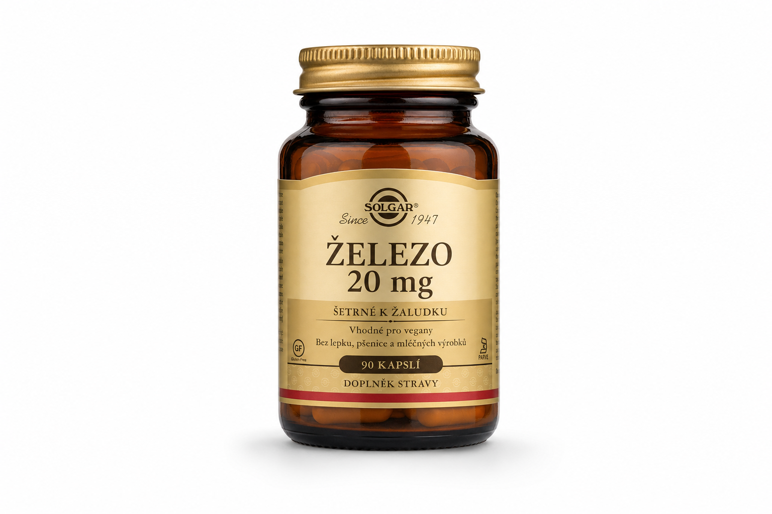 Solgar Železo 20 mg cps.90