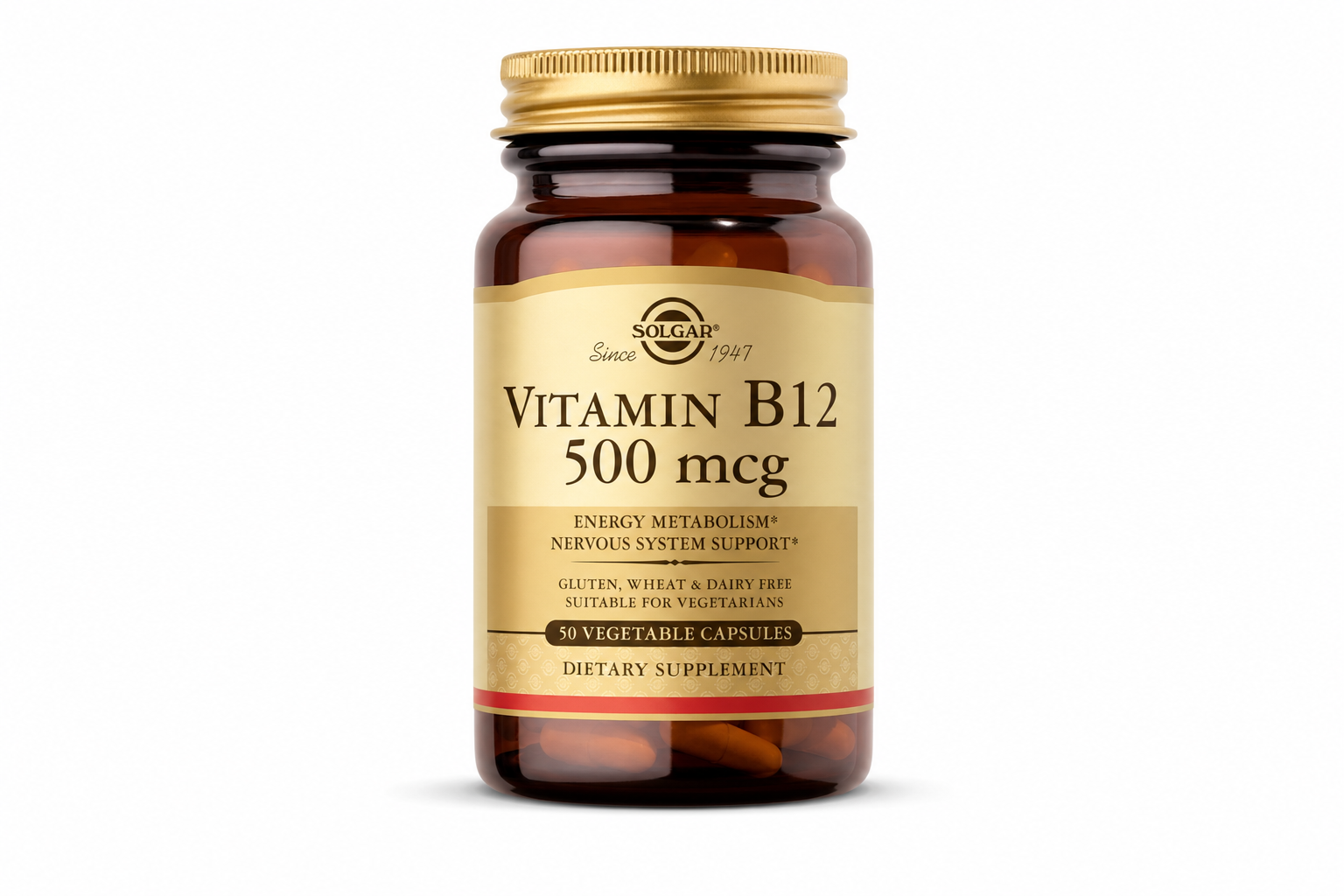 Solgar Vitamin B12 500 mcg cps.50