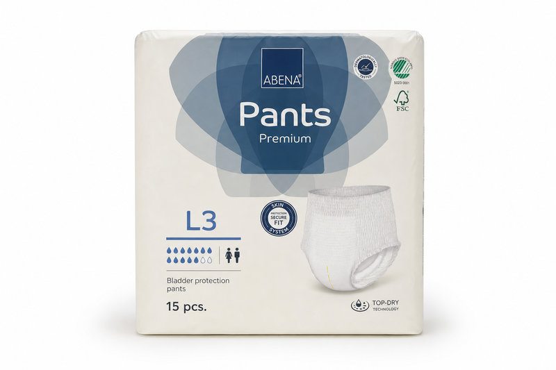 Abena Pants Premium návl.kalh. L3. 15ks 21327