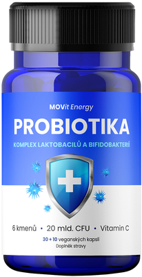 MOVit Probiotika kompl.laktobacily + bifidobak.cps.30+10
