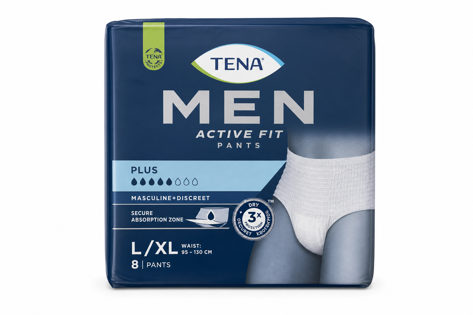 Tena navl.kalh.Men Pants PU L/XL 8ks