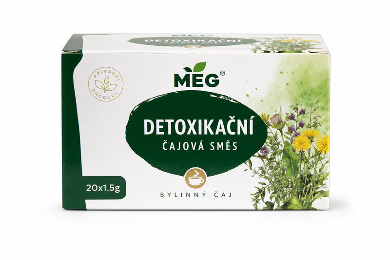 Čaj Detoxikační čajová směs 20x1.5g Meg