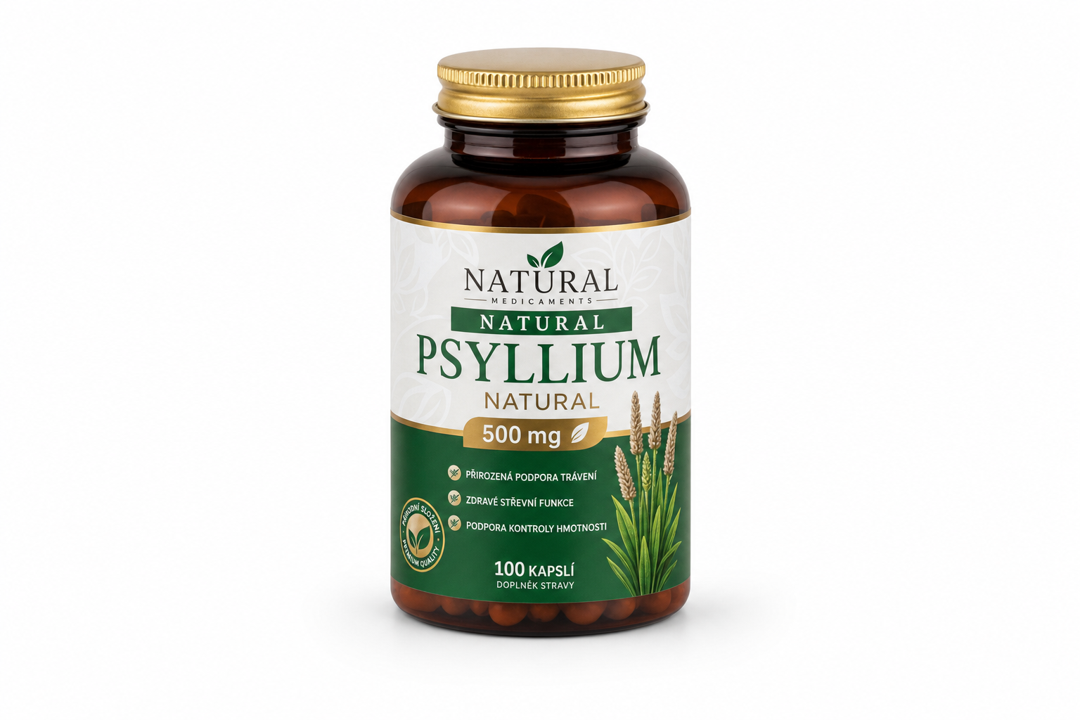 Psyllium Natural cps.100