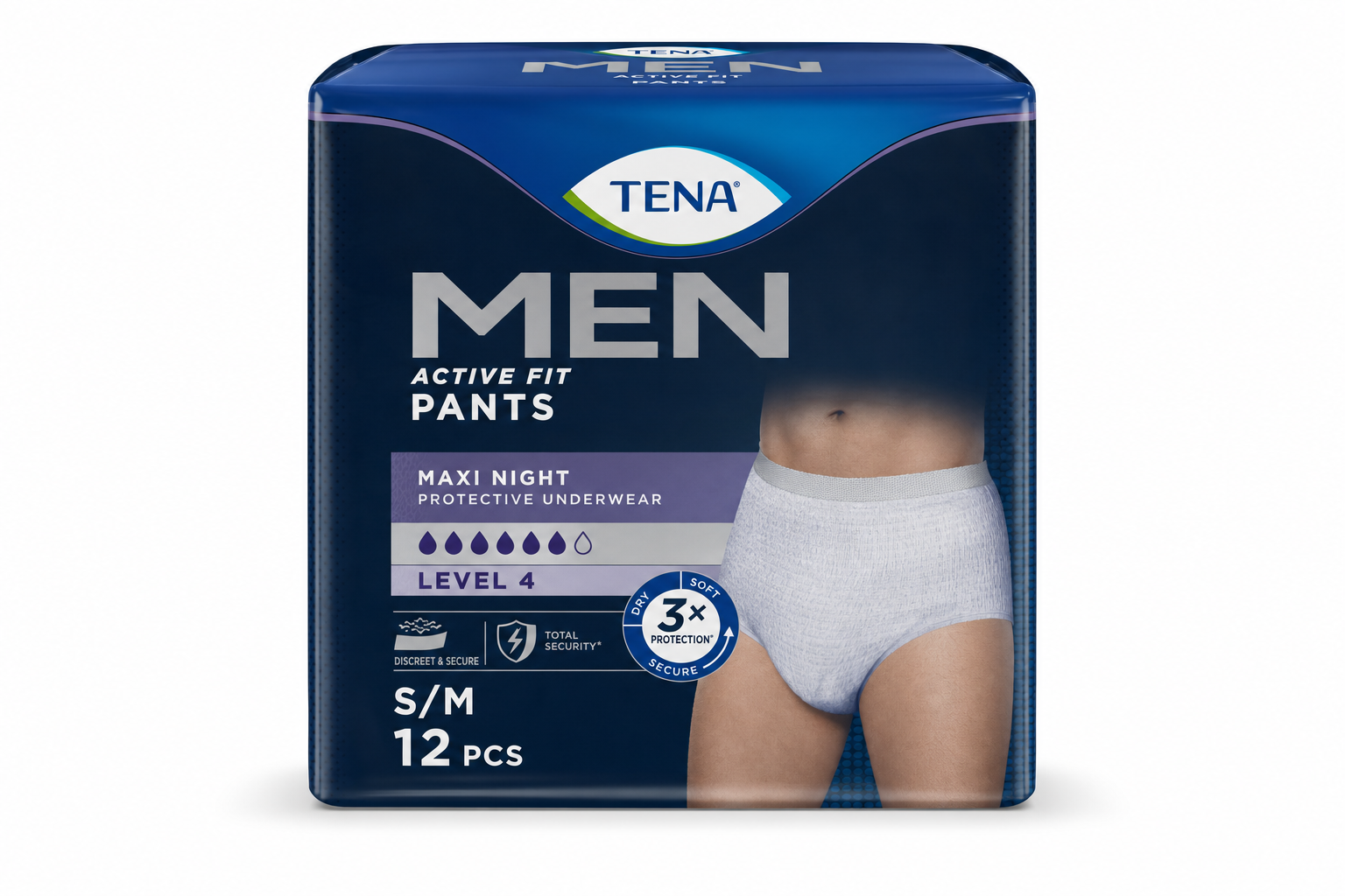 Tena navl.kalh.Men Level 4 vel. S/M 12ks